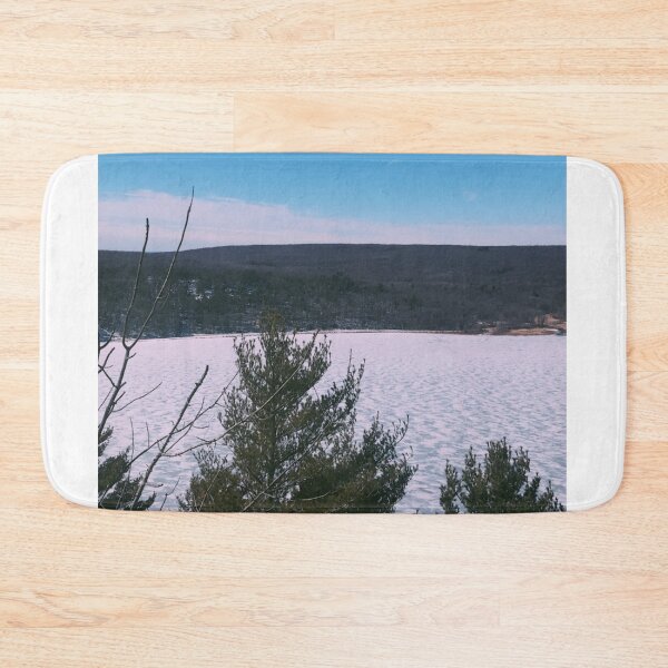 Item preview, winter hiking frozen lake designed and sold by kaelinmeicher.