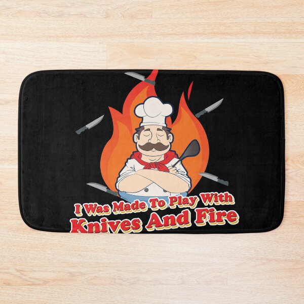Item preview,  I was made to Play with Knives and Fire BBQ Grill  Chef    designed and sold by Rzelemenz.