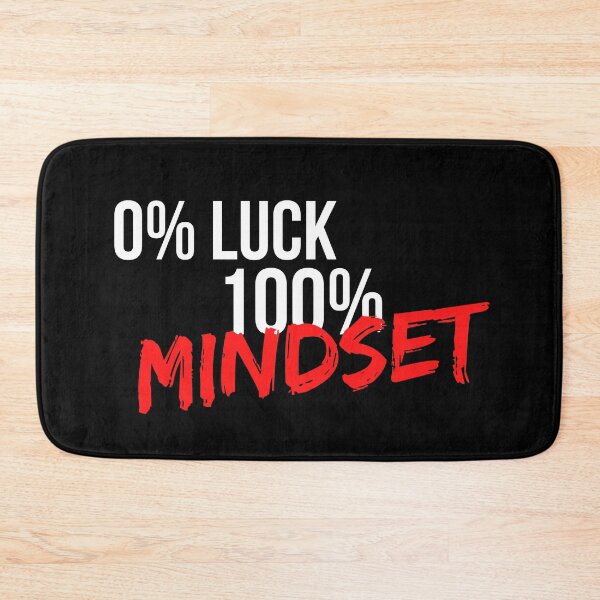Item preview, 0 Percent Luck 100 Percen Mindset - Motivational Mindset designed and sold by CWolff.