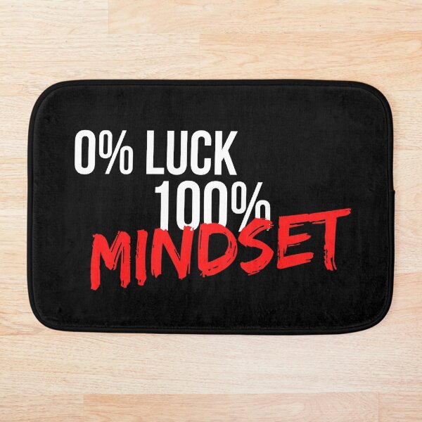 Item preview, 0 Percent Luck 100 Percen Mindset - Motivational Mindset designed and sold by CWolff.