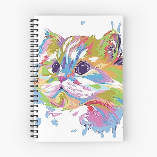 Item preview, Colorful Cat Face designed and sold by Donaatelle.