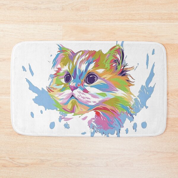 Item preview, Colorful Cat Face designed and sold by Donaatelle.