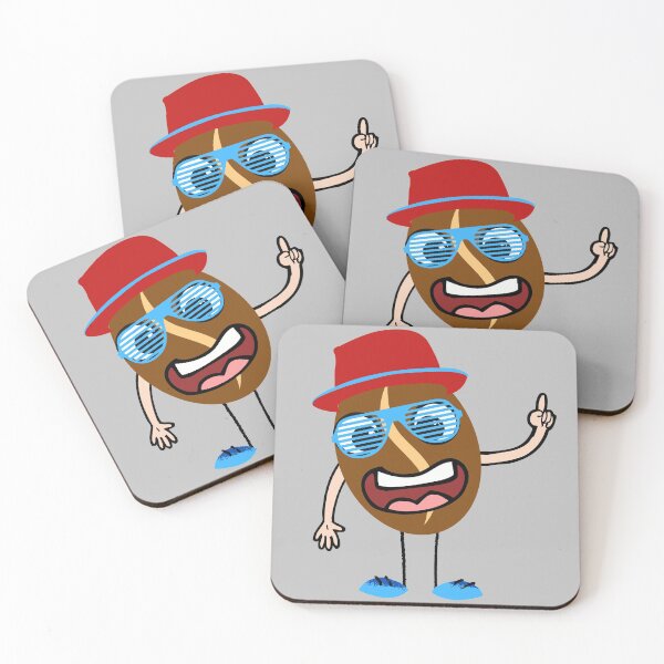 Item preview, Hipster Coffee Bean designed and sold by LaPaoTorres.