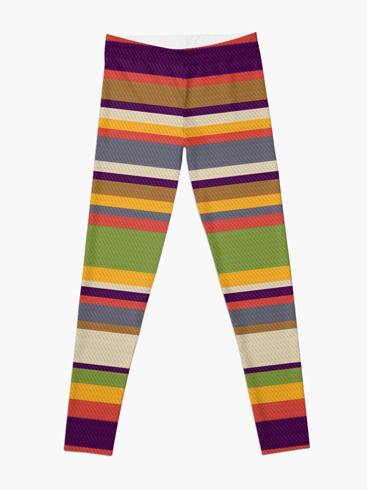 Alternate view of Fourth Doctor Scarf Leggings