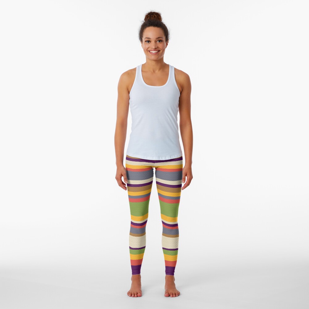 Fourth Doctor Scarf Leggings