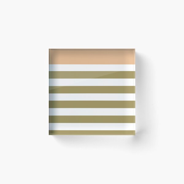 Item preview, Beige with khaki green stripe pattern designed and sold by MickeyEdwards.
