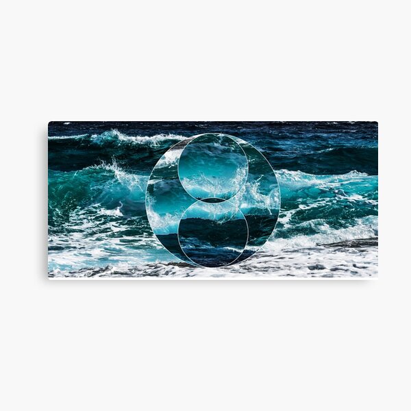 Waves Polyscape Canvas Print