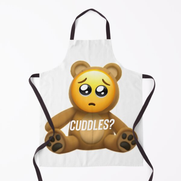 Item preview, Pleading emoji cuddles teddy bear cute adorable designed and sold by ICRainbowMoons.