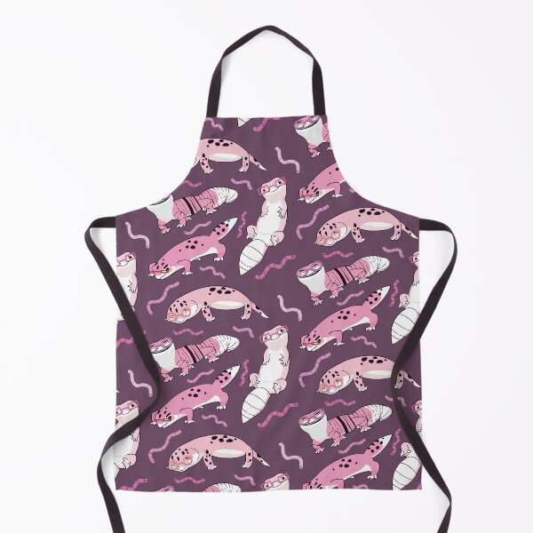 Item preview, Pink Leopard Gecko - Cute Pink and Purple Cartoon Animal Pattern designed and sold by TheRainbowRoom.