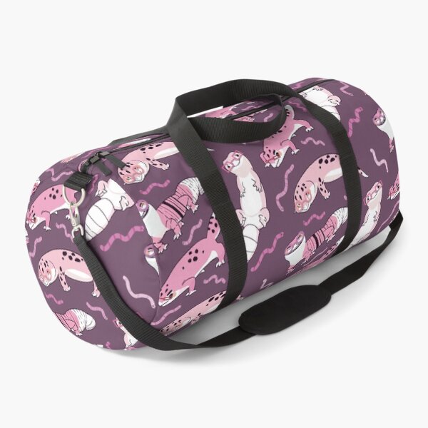 Item preview, Pink Leopard Gecko - Cute Pink and Purple Cartoon Animal Pattern designed and sold by TheRainbowRoom.