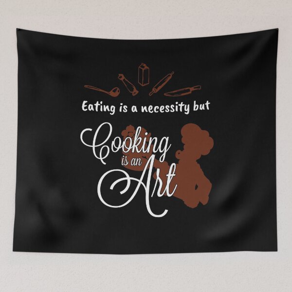 Item preview, Eatin is a necessity but cooking is an art Funny  Chef    designed and sold by Rzelemenz.
