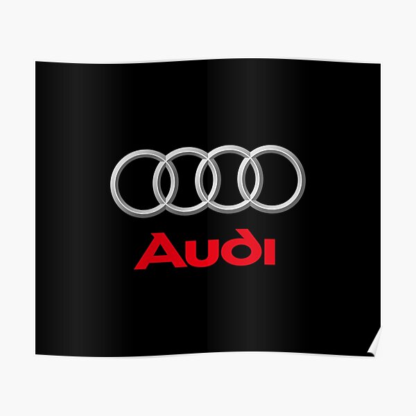 4 anneaux audi-best-seller Poster
