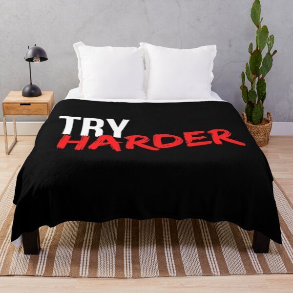 Item preview, Try Harder - Motivational Mindset designed and sold by CWolff.