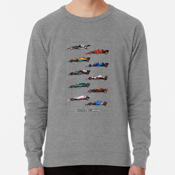 Formula 1 2021 Grid Artwork Portrait Lightweight Sweatshirt