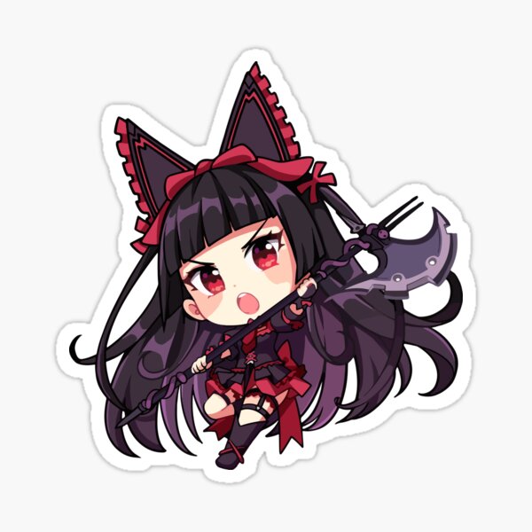 Rory Mercury Waifu - GATE Anime Sticker iPad Case & Skin by assiabaadi