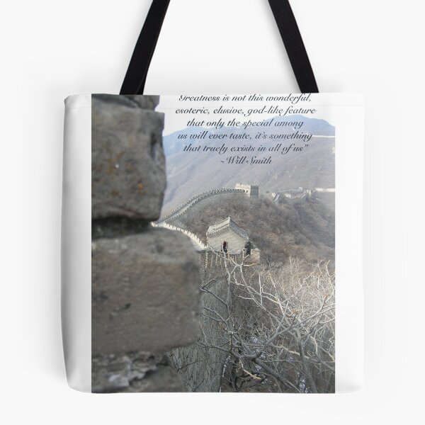 Item preview, Great Wall, Will Smith Greatness Quote designed and sold by sarfcov.