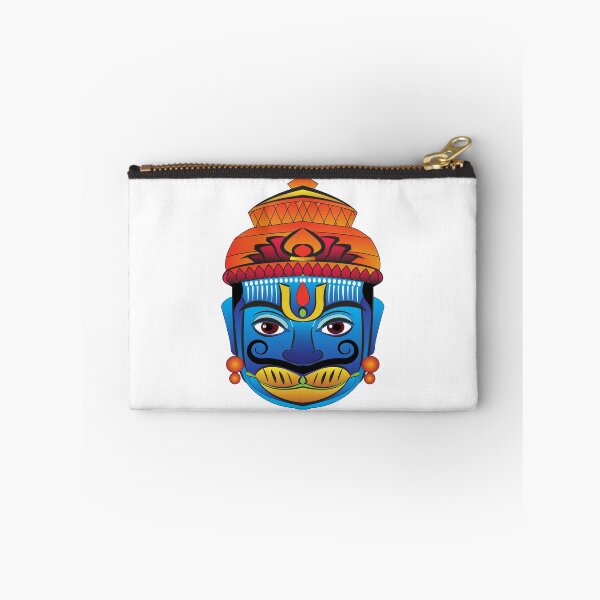 Item preview, Monkeyface god of power, lord Hanuman or Bajaragbali. Drawn in Indian folk art Pinguli style. designed and sold by Gurunath Bhadekar.