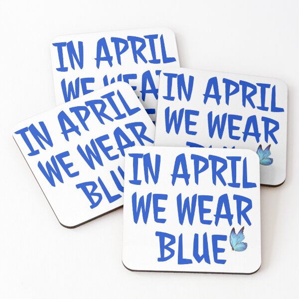 Item preview, In April We Wear Blue  designed and sold by Souad1.