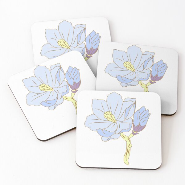 Item preview, blue flowers designed and sold by Shrewd Mood.