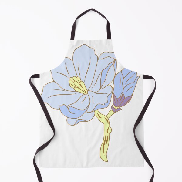 Item preview, blue flowers designed and sold by Shrewd Mood.