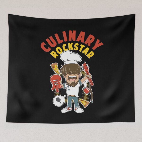 Item preview, Culinary Rockstar Music Guitar Cooking Hat Funny Chef   designed and sold by Rzelemenz.