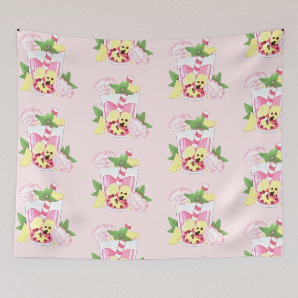 Item preview, Pink Lemonade Boba Tea designed and sold by averiillustrate.