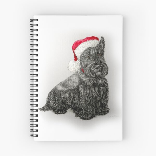 Artikelvorschau, Scottie Dog Santa entworfen und verkauft von Ruth Ann Ventrello.