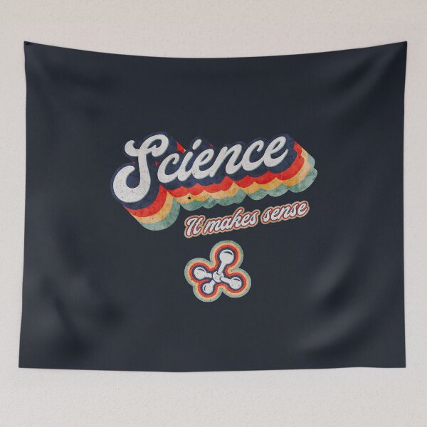 Item preview, Science It Makes Sense 70s Retro Design designed and sold by ScienceNStuff.