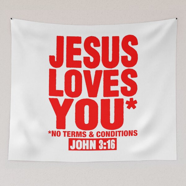 Item preview, Jesus Loves You designed and sold by plushism.
