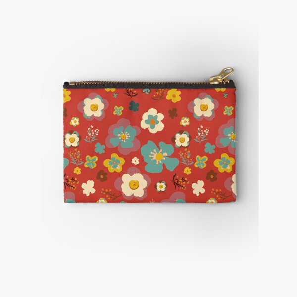 Item preview, floral design with red background designed and sold by cemreyigitsahin.
