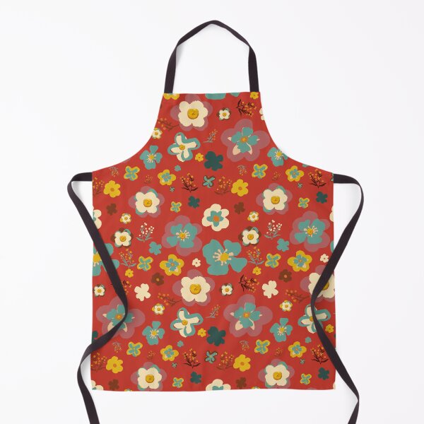 Item preview, floral design with red background designed and sold by cemreyigitsahin.