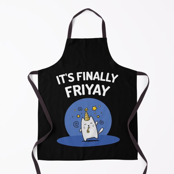 Item preview, It's Finally Friyay Cat Celebrating designed and sold by ShirtsJH.