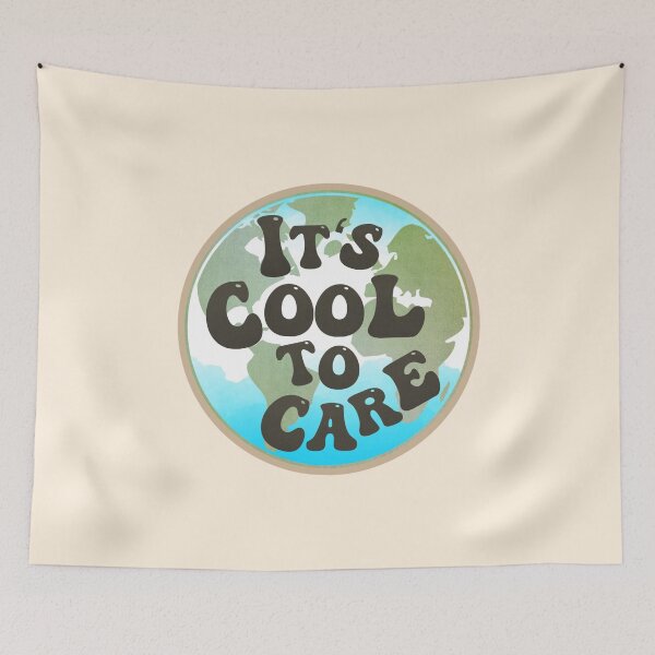 Item preview, it's cool to care designed and sold by Julia Santos.