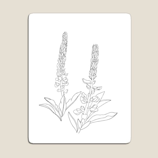 Item preview, Delicate Line Art Flower Illustration  designed and sold by rebeccazeno54.