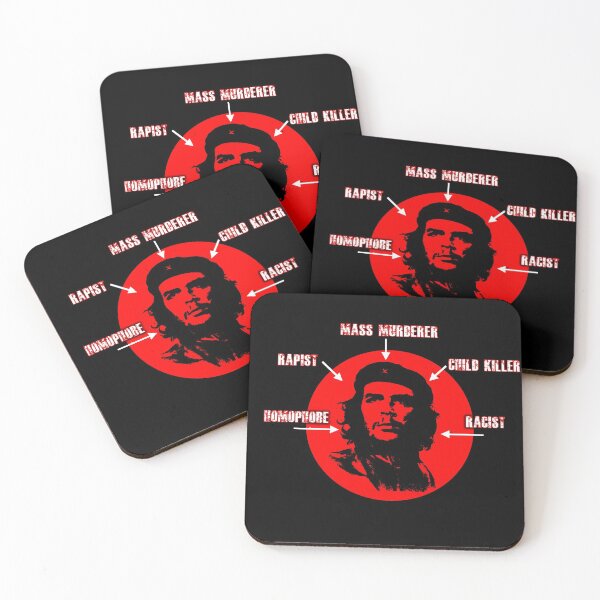 Item preview, Che Guevara - Mass Murderer (Black Background) designed and sold by Top-Dollar.