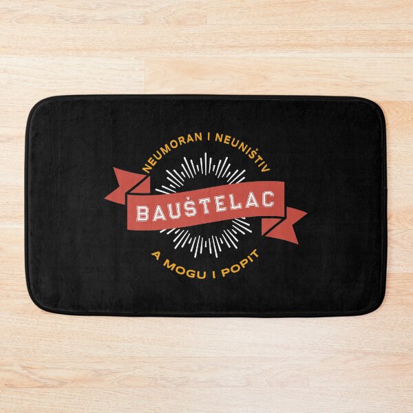 Item preview, Baustelac Construction worker t-shirt I Balkan collection designed and sold by Dubbra.