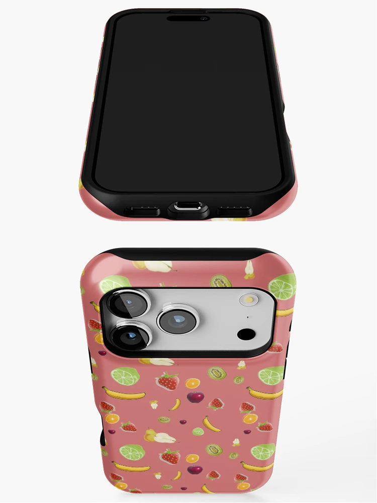 Thumbnail 3 of 4, iPhone Case, Fancy Fruits Pattern designed and sold by Rell1970.