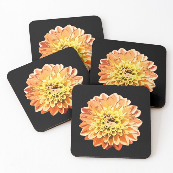 Item preview, Orange and Yellow Flower | Floral Art designed and sold by williamcuccio.