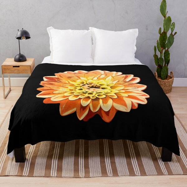 Item preview, Orange and Yellow Flower | Floral Art designed and sold by williamcuccio.