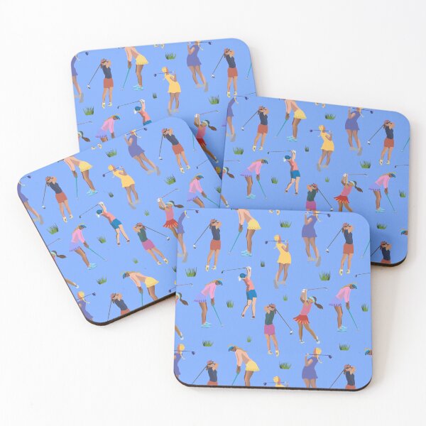 Item preview, Golf girls on the course - blue version designed and sold by Flyingwall.