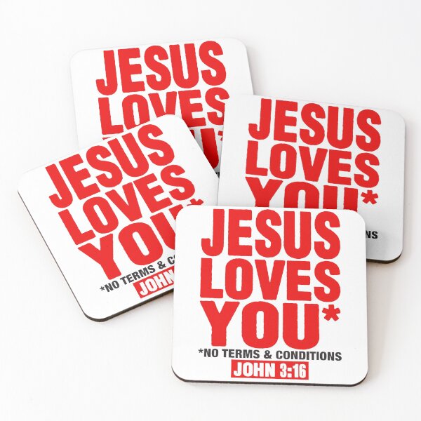 Item preview, JESUS LOVES YOU designed and sold by plushism.