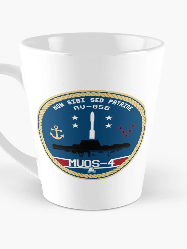 Thumbnail 3 of 4, Coffee Mug, Mobile User Objective System 4 Program Logo designed and sold by Nikki SpaceStuffPlus.