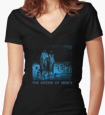 The Sisters Of Mercy - The Worlds End - Body and soul Women's Fitted V-Neck T-Shirt