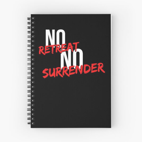 Item preview, No Retreat No Surrender - Motivational Mindset designed and sold by CWolff.