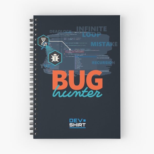 Artikelvorschau, Entwickler Bug Hunter # 1 (Dunkel) entworfen und verkauft von Devshirt.
