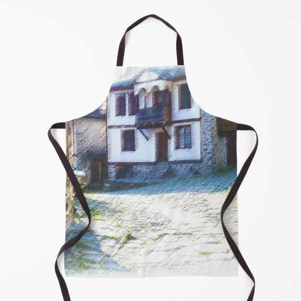 Item preview, Bulgarian Old Stone Path And Houses With Filter designed and sold by LuckyKermit.