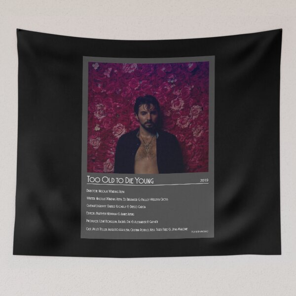 Item preview, Too old to die young minimal movie poster designed and sold by MrGekko.