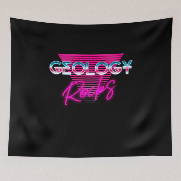 Item preview, Geology Rocks 80s Glam Rock Retro Design designed and sold by ScienceNStuff.