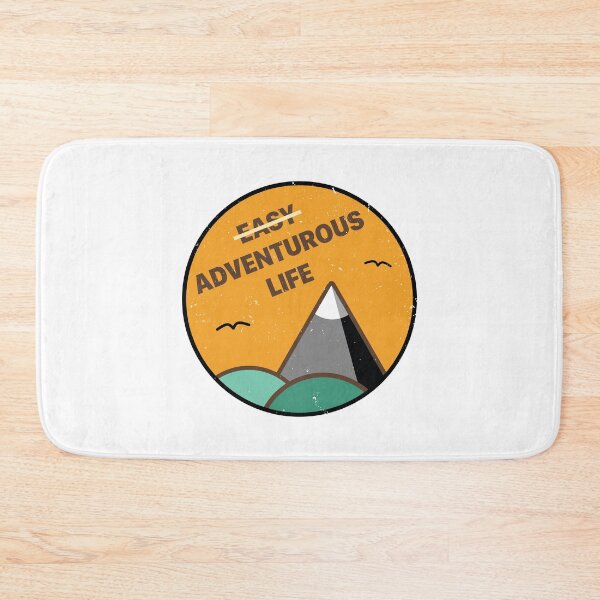 Item preview, Adventurous Life Adventure Challenge Art - Retro 70s Colour Scheme designed and sold by PilgrimageShop.