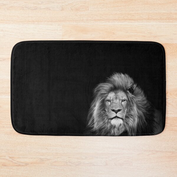 Item preview, Lion , Portrait Wildlife animal , Black White designed and sold by MarketVisionAV.